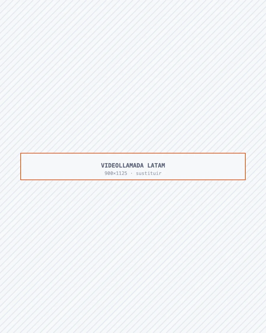 Sesión de consultoría online por videollamada entre Barcelona y un negocio de Latinoamérica